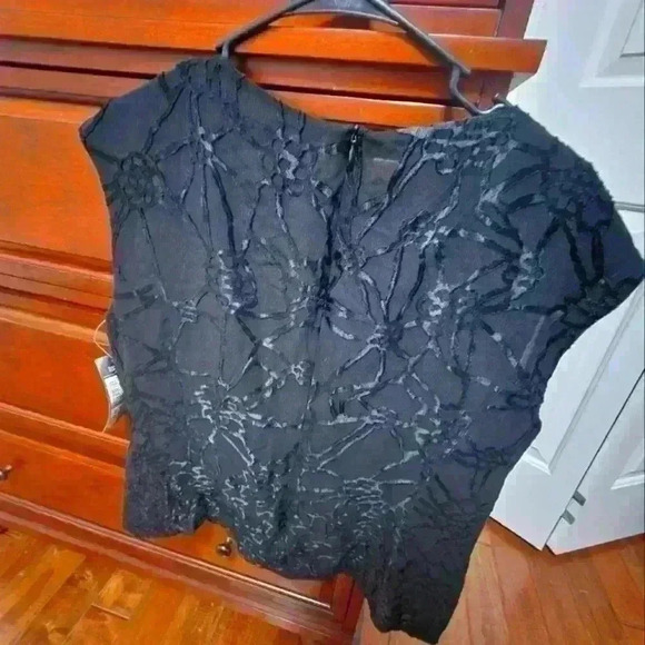 Kasper and Company blouse NWT size 14- black - Picture 4 of 5